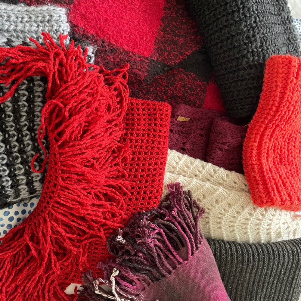 9 scarves